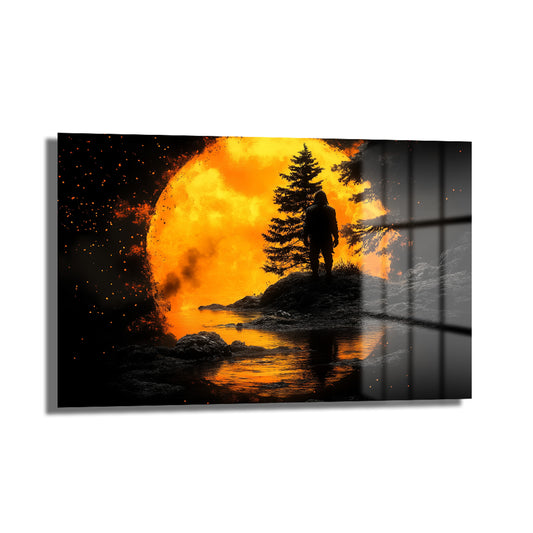 DEKORATİF YATAY CAM TABLO - TT2140