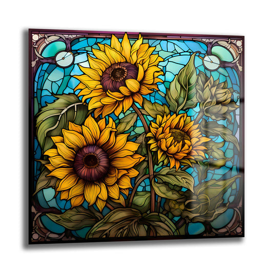 DEKORATİF KARE CAM TABLO - TT0962