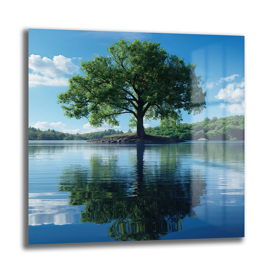 DEKORATİF KARE CAM TABLO - TT0800