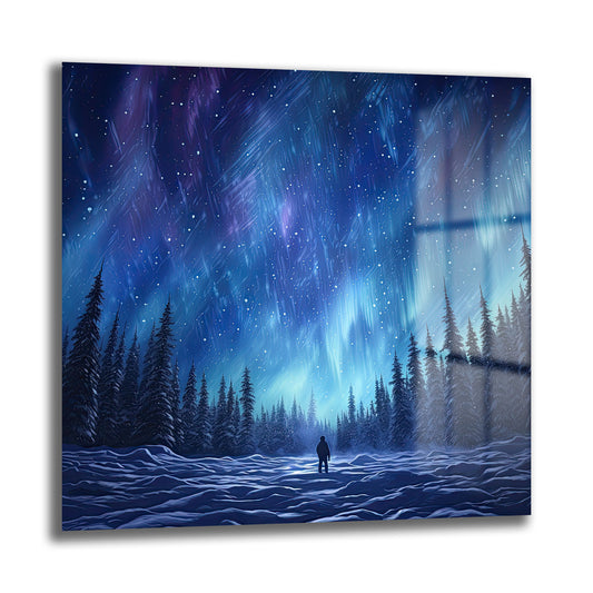 DEKORATİF KARE CAM TABLO - TT0886