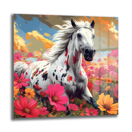 DEKORATİF KARE CAM TABLO - TT1017