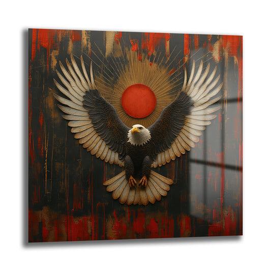 DEKORATİF KARE CAM TABLO - TT0827