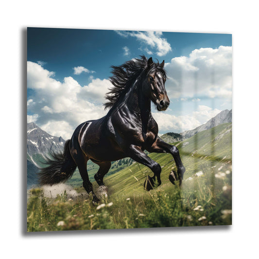 DEKORATİF KARE CAM TABLO - TT0853