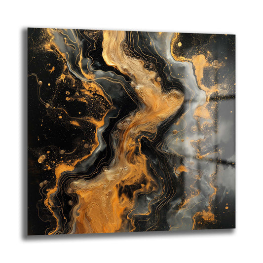 DEKORATİF KARE CAM TABLO - TT0821