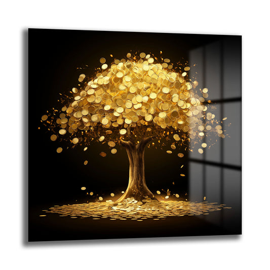 DEKORATİF KARE CAM TABLO - TT1078