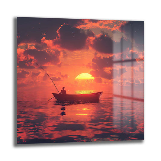 DEKORATİF KARE CAM TABLO - TT0802