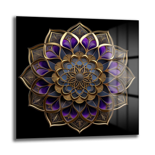 DEKORATİF KARE CAM TABLO - TT1086