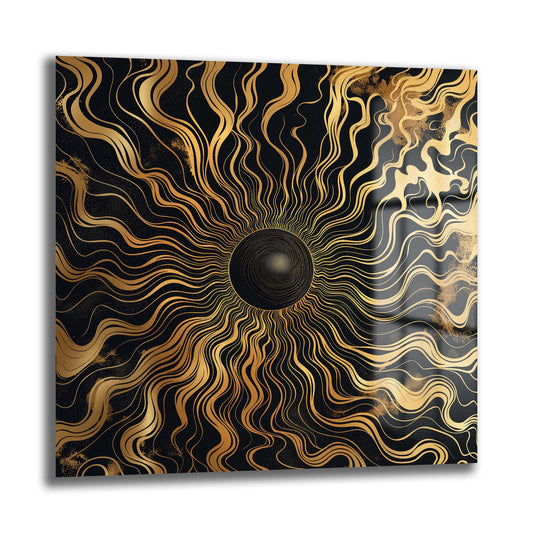 DEKORATİF KARE CAM TABLO - TT0782