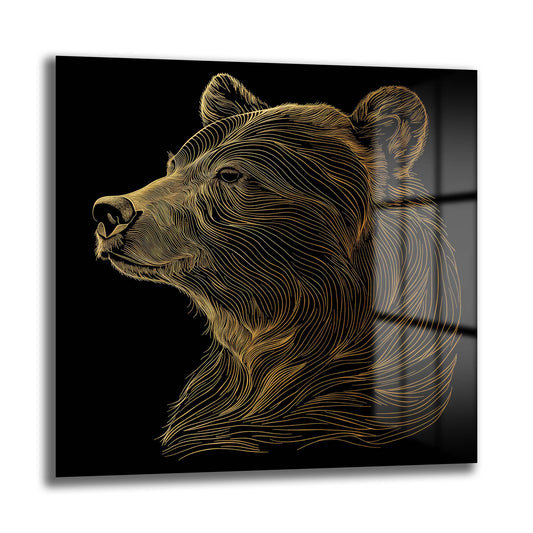 DEKORATİF KARE CAM TABLO - TT0765