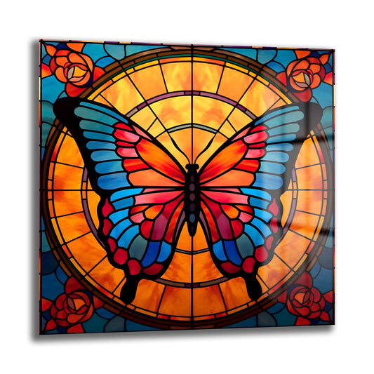 DEKORATİF KARE CAM TABLO - TT0947