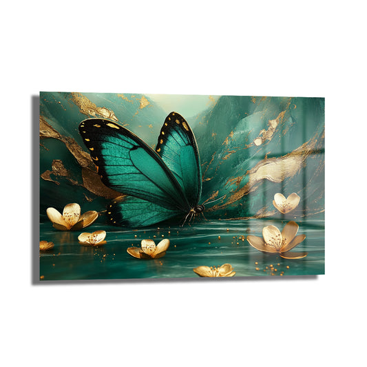 DEKORATİF YATAY CAM TABLO - TT2181