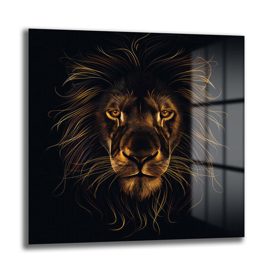 DEKORATİF KARE CAM TABLO - TT0755