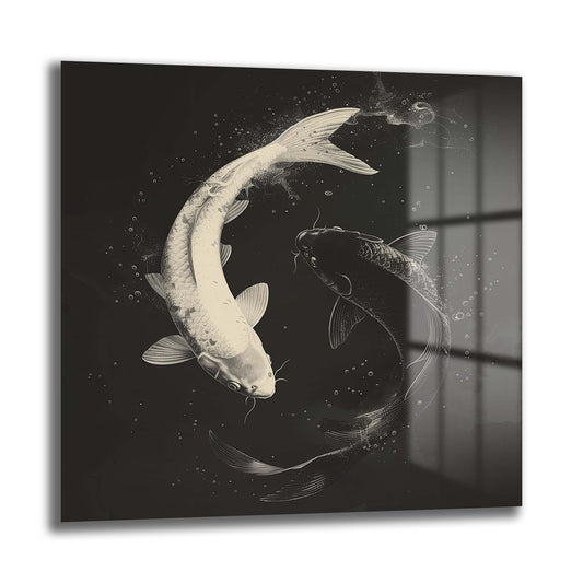 DEKORATİF KARE CAM TABLO - TT0729