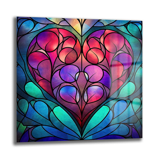 DEKORATİF KARE CAM TABLO - TT0971