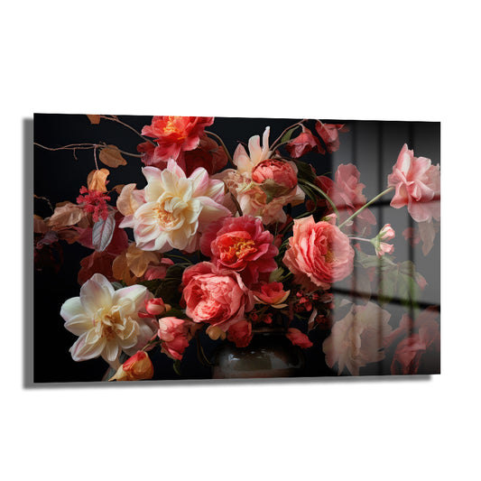 DEKORATİF YATAY CAM TABLO - TT0622