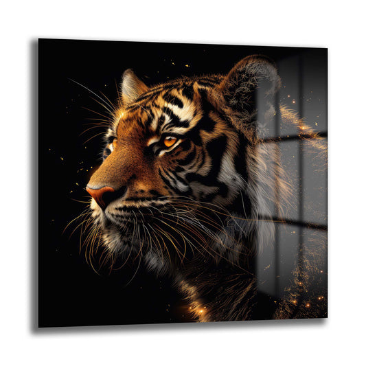 DEKORATİF KARE CAM TABLO - TT0751