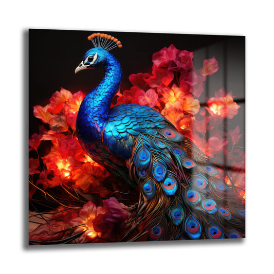 DEKORATİF KARE CAM TABLO - TT0864