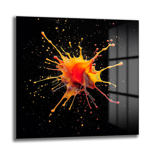 DEKORATİF KARE CAM TABLO - TT1091