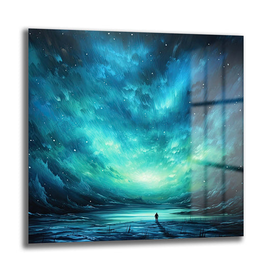 DEKORATİF KARE CAM TABLO - TT0890