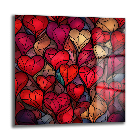 DEKORATİF KARE CAM TABLO - TT0972