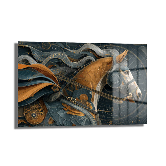 DEKORATİF YATAY CAM TABLO - TT3099