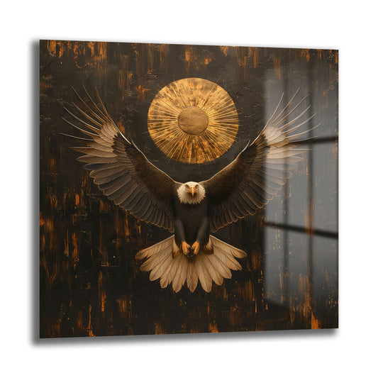 DEKORATİF KARE CAM TABLO - TT0829