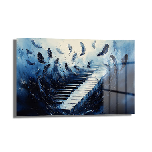 DEKORATİF YATAY CAM TABLO - TT2130