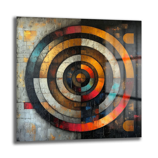 DEKORATİF KARE CAM TABLO - TT1105