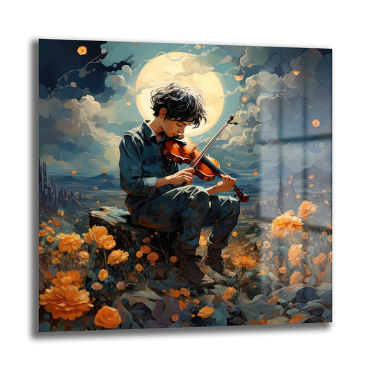 DEKORATİF KARE CAM TABLO - TT0900