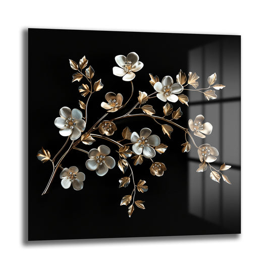 DEKORATİF KARE CAM TABLO - TT1075