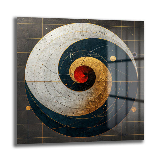 DEKORATİF KARE CAM TABLO - TT1106