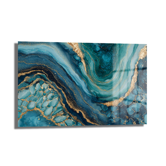 DEKORATİF YATAY CAM TABLO - TT3107