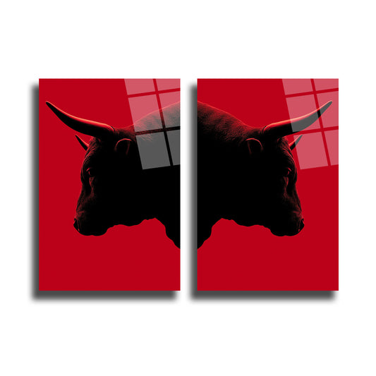 İKİLİ DİKEY CAM TABLO SETİ - TT4017