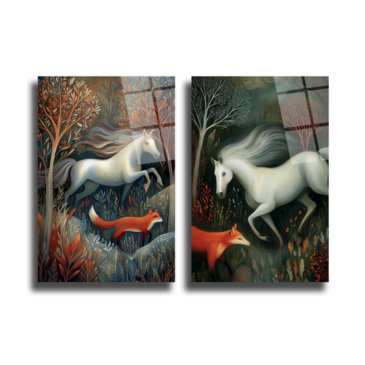 İKİLİ DİKEY CAM TABLO SETİ - TT4014