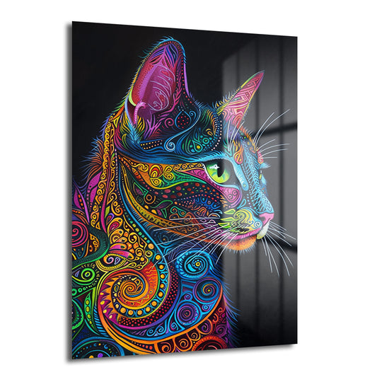 DEKORATİF DİKEY CAM TABLO - TT1486