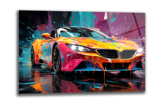 DEKORATİF YATAY CAM TABLO - TT0017