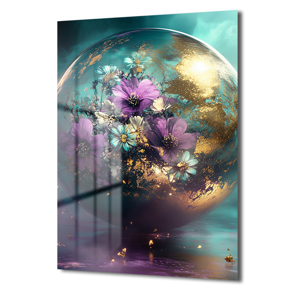 DEKORATİF DİKEY CAM TABLO - TT1397