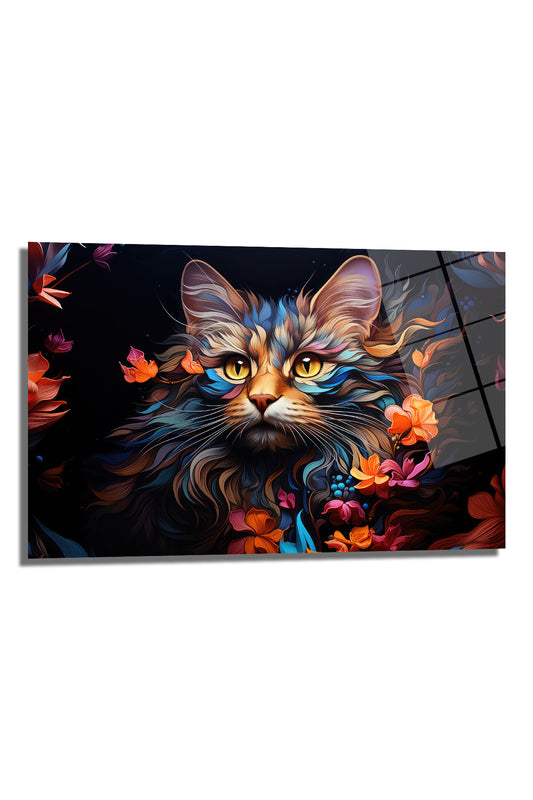 DEKORATİF YATAY CAM TABLO - TT0374