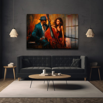 DEKORATİF YATAY CAM TABLO - TT3163