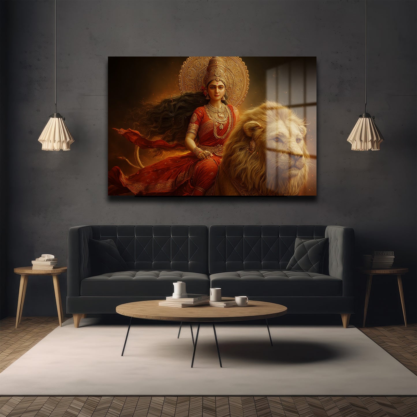 DEKORATİF YATAY CAM TABLO - TT3197