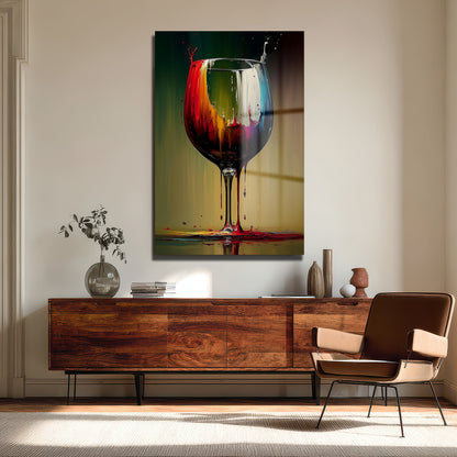 DEKORATİF DİKEY CAM TABLO - TT3334