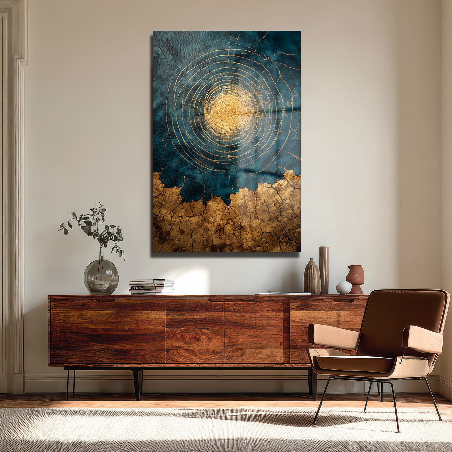 DEKORATİF DİKEY CAM TABLO - TT3453