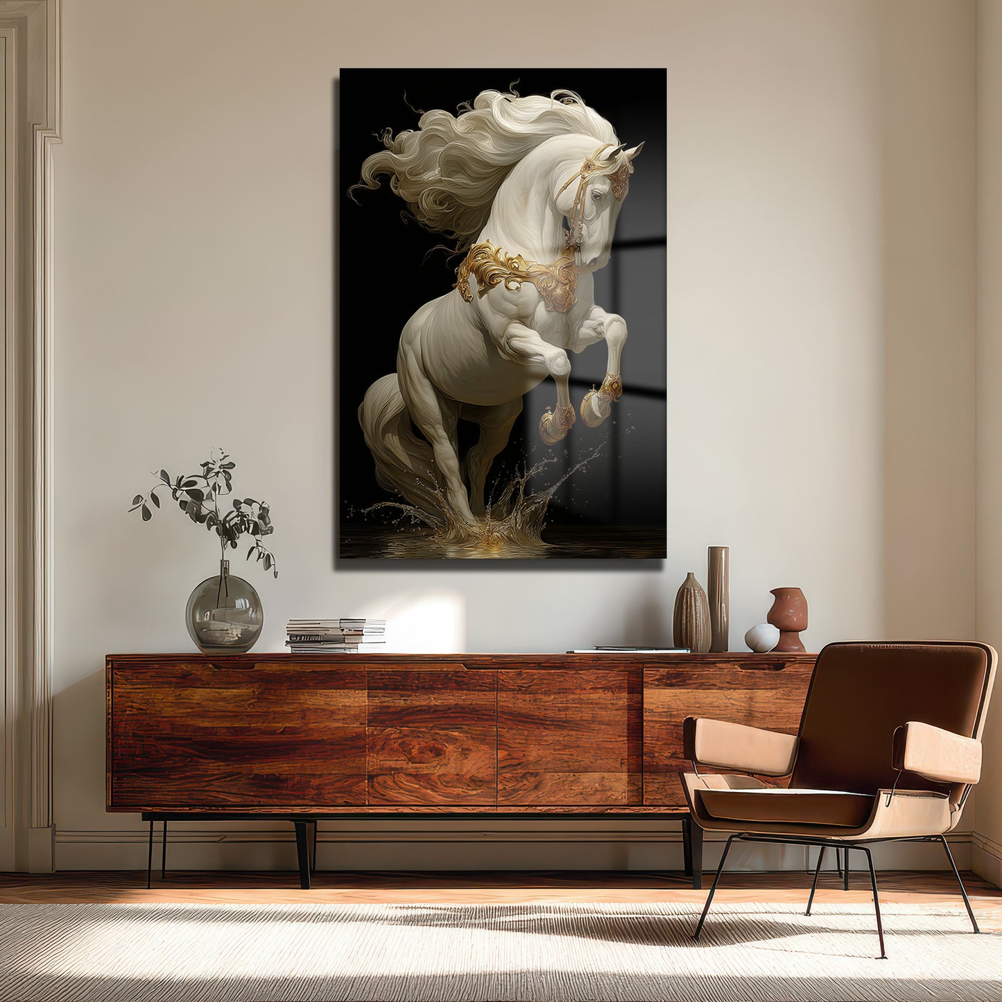 DEKORATİF DİKEY CAM TABLO - TT3336