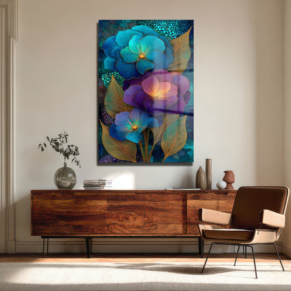 DEKORATİF DİKEY CAM TABLO - TT3455