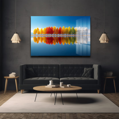 DEKORATİF YATAY CAM TABLO - TT3201