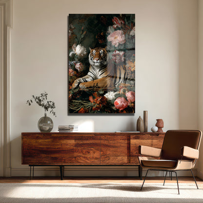 DEKORATİF DİKEY CAM TABLO - TT3386