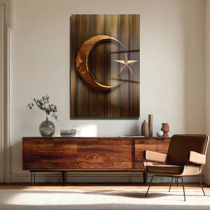 DEKORATİF DİKEY CAM TABLO - TT3339