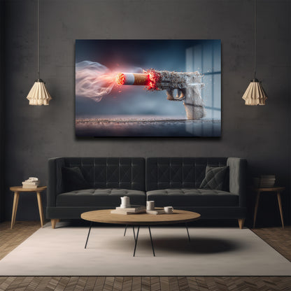 DEKORATİF YATAY CAM TABLO - TT3204