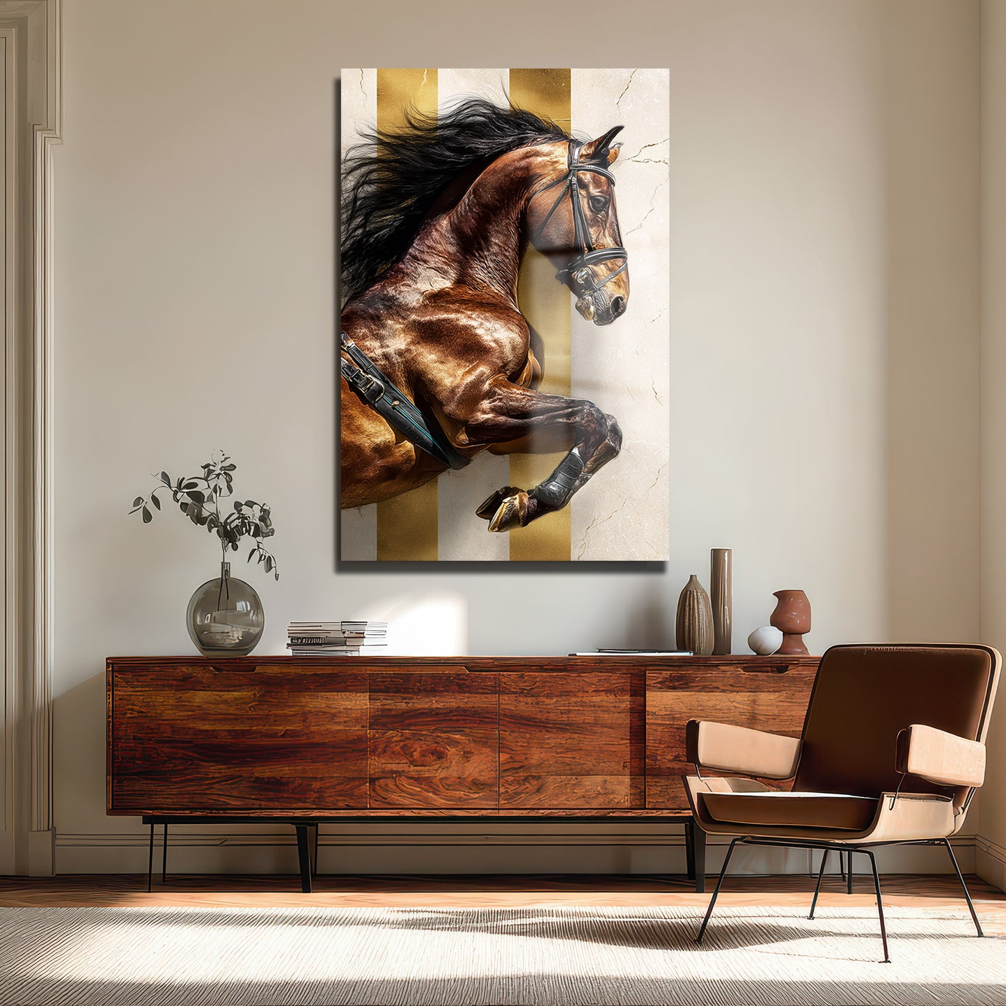 DEKORATİF DİKEY CAM TABLO - TT3460