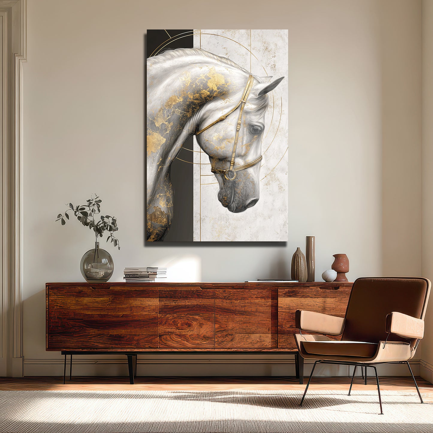 DEKORATİF DİKEY CAM TABLO - TT3462